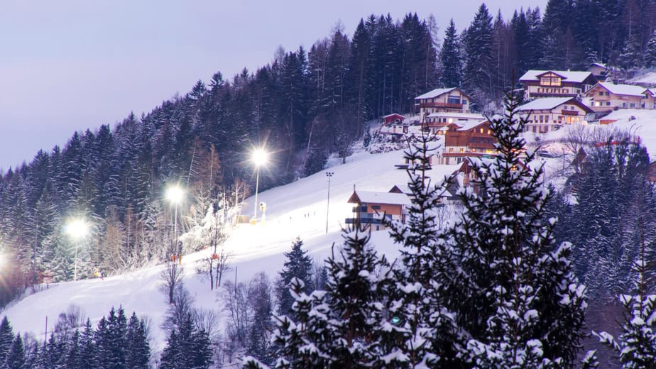 Skipistenbeleuchtung in LED